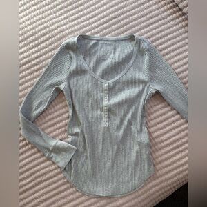 Aerie long sleeve Henley tee